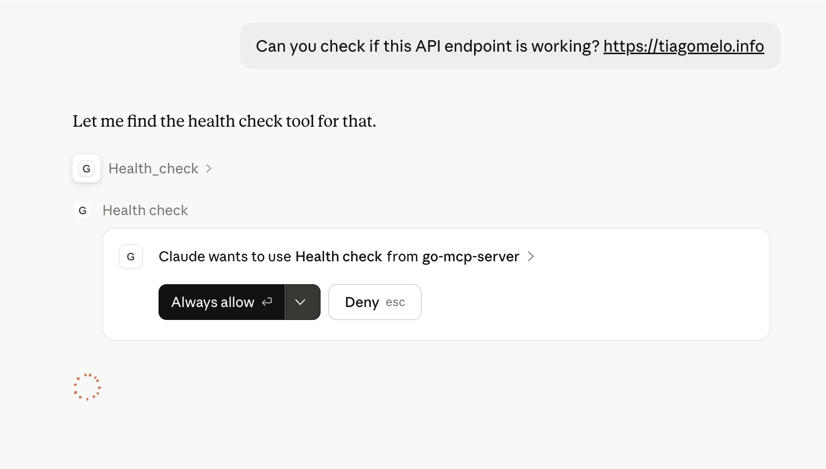 health_check prompt